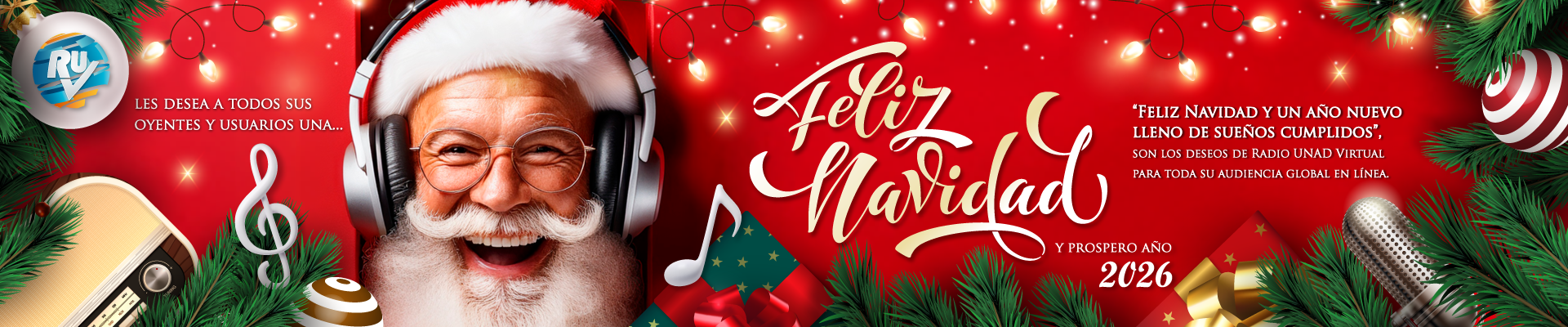 Feliz Navidad y prospero año 2026